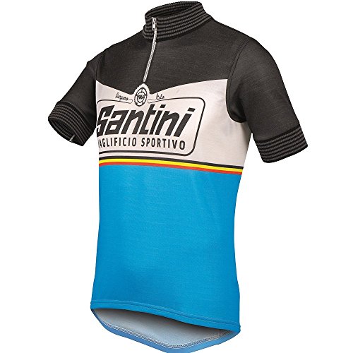 Comprar Santini Wool Heritage - Maillot de ciclismo para hombre, color Grey, talla S al mejor precio