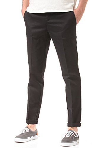 Comprar DICKIES, Slim Fit Work Pant - Pantalones para hombre, color black, talla 38/34 al mejor precio