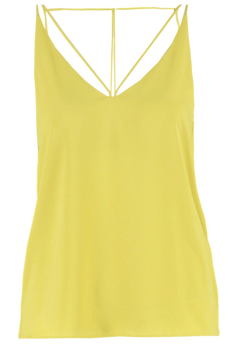Comprar Topshop PLUNGE Top lime/chitrus al mejor precio