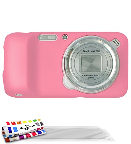 Comprar Muzzano Le Pearls - Funda para Samsung Galaxy S4 Zoom + 3 protecciones de pantalla, color rosa al mejor precio