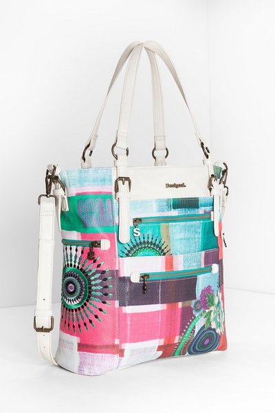 Comprar Desigual - Mujer - Shopper de polipiel con bolsillos - Argentina Wendy - Size U al mejor precio