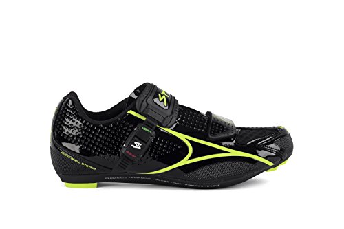 Comparar mejores precios Spiuk Brios Road - Zapatillas unisex, color negro / amarillo, talla 42 con descuentos Comprar Spiuk Brios Road - Zapatillas unisex, color negro / amarillo, talla 42 al mejor precio
