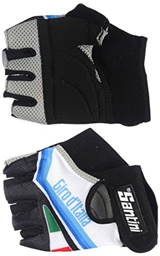 Comprar Santini Replica Giro D'Italia 2015 Event Line - Guantes de ciclismo para hombre, color Negro, talla S al mejor precio
