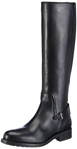 Comprar Marc O'Polo Langschaftstiefel - botas de caño alto de cuero mujer, color negro, talla 36 2/3 al mejor precio