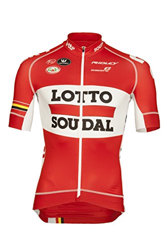 Comprar Vermarc Lotto Soudal PRR - Maillot de ciclismo para hombre, color Rojo, talla M al mejor precio