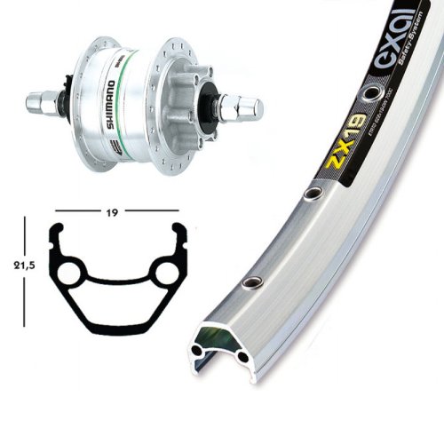 Comprar Bike-Parts Rueda delantera - Ruedas de paseo y trekking - Plateado 2016 al mejor precio