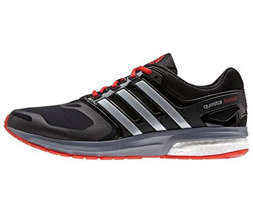 Comprar adidas Questar Boost TF M - Zapatillas de running para hombre, color negro / plata / rojo, talla 46 2/3 al mejor precio