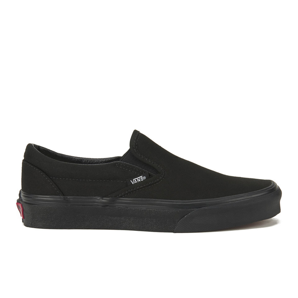 Comprar Vans Classic Slip-On Canvas Trainers - Black - 5 al mejor precio