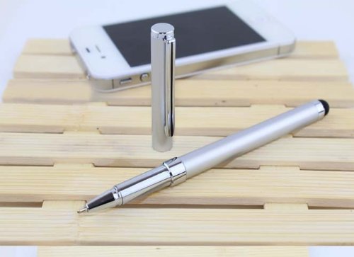 Comprar Puntero 2 en 1 para iPhone 4, 3g, 3GS, iPad, Samsung, plata al mejor precio