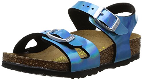Comprar Birkenstock Kids RIO BF - Sandalias de tobillo para niñas, Azul (mirror blue), EU 33 al mejor precio