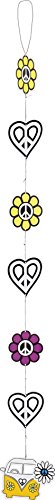 Comprar Decoración para colgar Hippie Flower Power 125 cm - Única al mejor precio