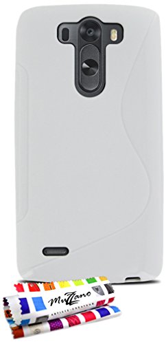 Comprar Muzzano F868595 - Funda para LG G3 S, color blanco al mejor precio