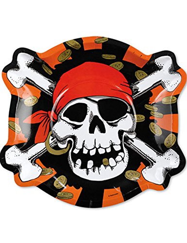 Comprar 6 platos estilo pirata al mejor precio