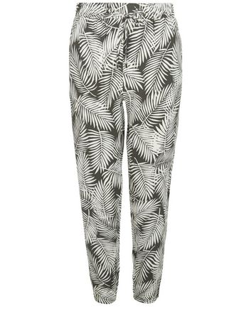 Comprar Khaki Palm Leaf Print Slim Leg Trousers al mejor precio