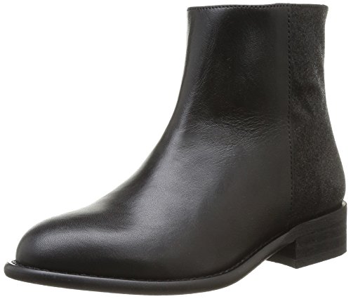 Comprar Yep Alix 1073 - Botas de cuero para niña negro Noir (Cuir/Glitter Noir) 35 al mejor precio