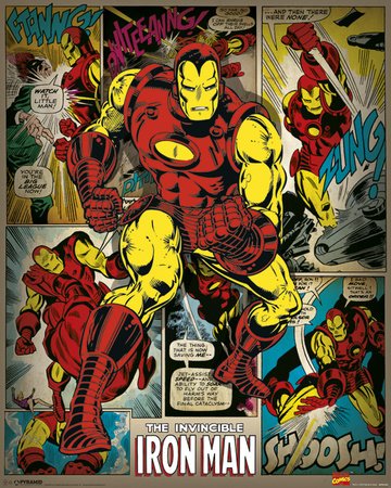 Comparar mejores precios Marvel Comics (Iron Man Retro) con descuentos Comprar Marvel Comics (Iron Man Retro) al mejor precio