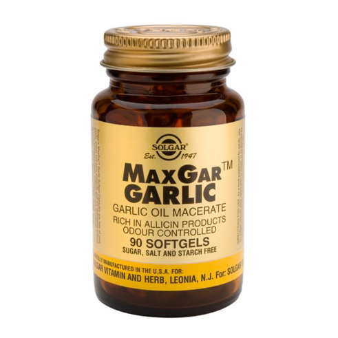 Comprar Ajo MaxGar Solgar 280 mg. 30 Cápsulas al mejor precio