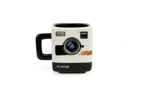 Comprar Mustard M 12002 - Taza de cerámica con asa en forma de cámara fotográfica al mejor precio