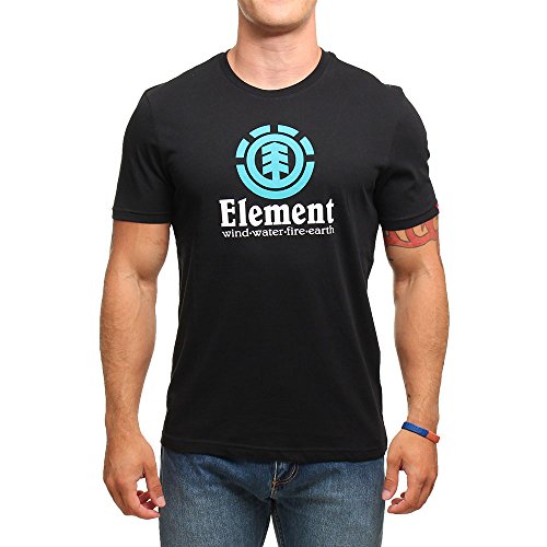 Comprar Camiseta Element Vertical Negro-Azul (L , Negro) al mejor precio