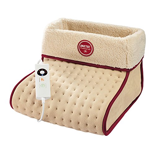 Comprar IMETEC FW-01 IntelliSense - Calientapies, 20 W-máximo 110 W, autoapagado automático, color beige y burdeos al mejor precio