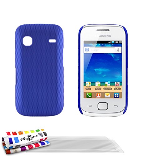 Comprar Muzzano F20362 - Funda para Samsung Galaxy Gio, incluye 3 protectores de pantalla, color azul al mejor precio