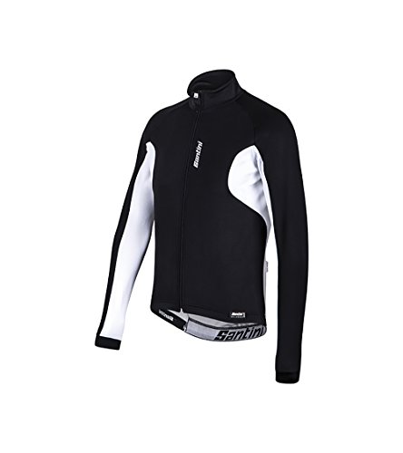 Comprar Santini Maillot Ciclismo Fenix Poids Léger Negro / Blanco L al mejor precio