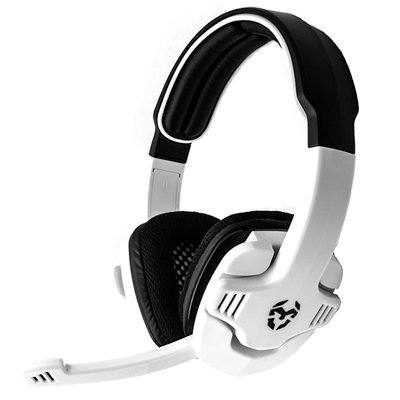 Comprar Krom Krush Zero - Auriculares de diadema cerrados con micrófono, gaming, color blanco al mejor precio