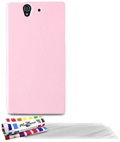 Comprar Muzzano F14071 - Funda para Sony Xperia Z, incluye 3 protectores de pantalla, color rosa al mejor precio