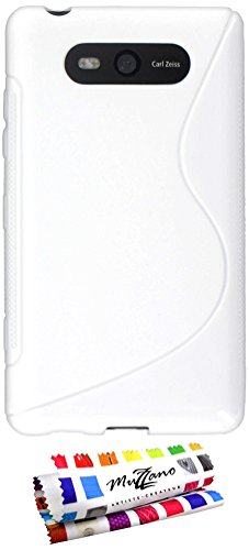 Comprar Muzzano F6182 - Funda para Nokia Lumia 820, color blanco al mejor precio