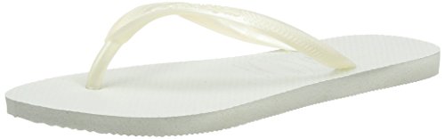 Comprar Havaianas Slim Chanclas, Mujer, Blanco (WHITE 0001), 43/44 EU (41/42 BR) al mejor precio