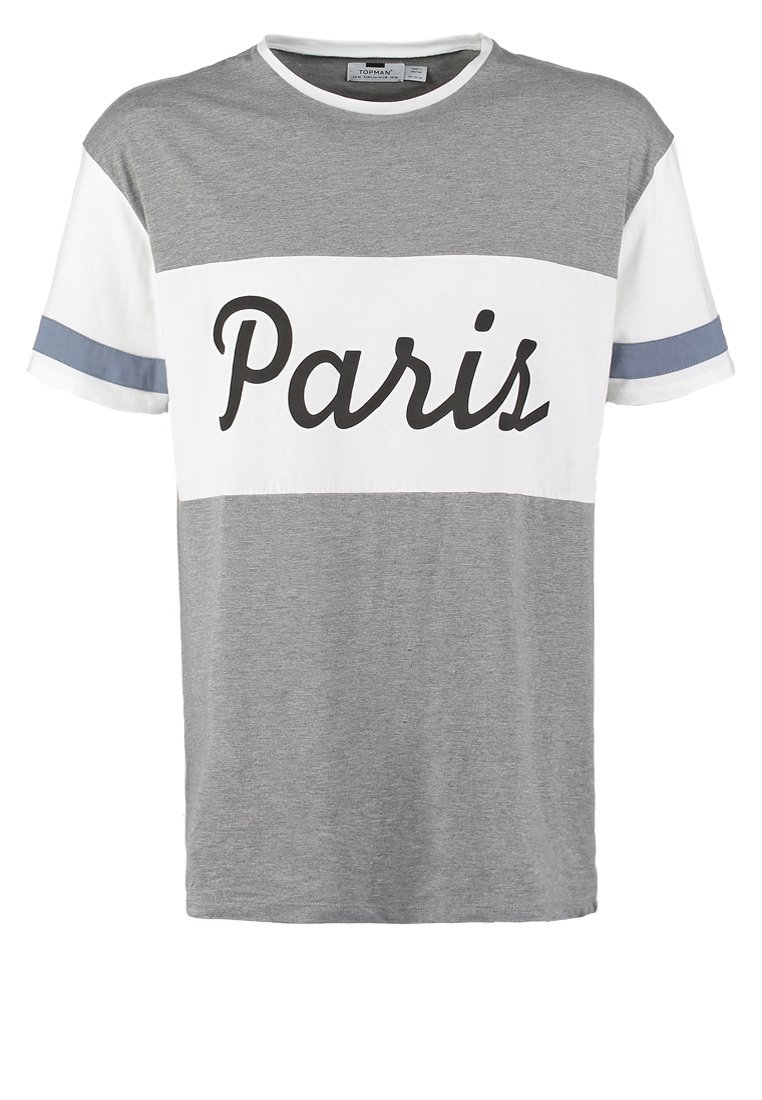Comprar Topman OVERSIZED Camiseta print grey al mejor precio
