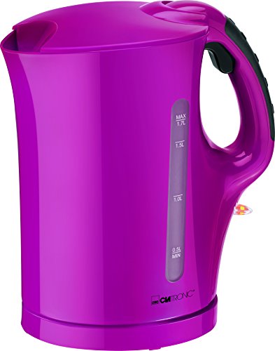 Comprar Clatronic WK 3445 - Hervidor de agua eléctrico, capacidad de 1,7 l, 2200 W, color morado al mejor precio