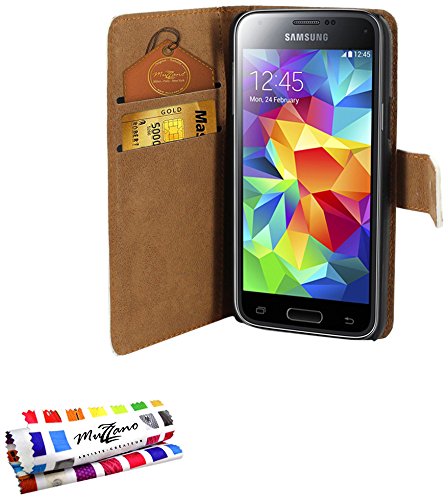 Muzzano F868179 - Funda para Samsung Galaxy S5 Mini, color blanco