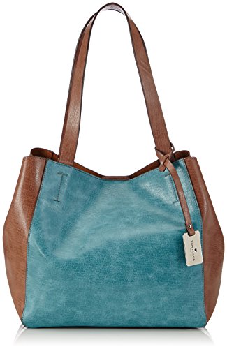 Comprar Tom Tailor Acc ALICE - Bolsa de la compra de material sintético mujer, color turquesa, talla 45x26x17 cm (B x H x T) al mejor precio