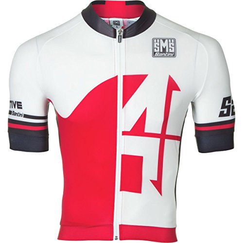 Comprar Santini Fashion Interactive Aero Road - Jersey de manga corta, color amarillo, talla Large al mejor precio