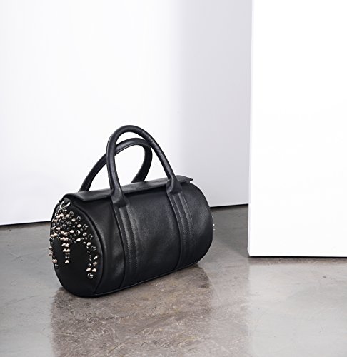 Comprar Parfois - Mujer - Bolso de Asa Corta Shades Of Black - Negro - M al mejor precio