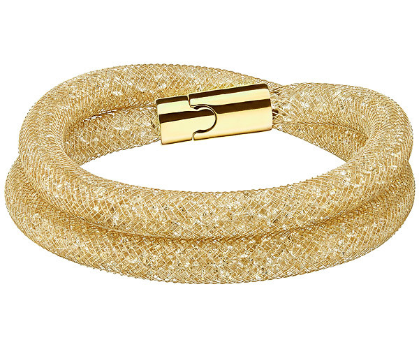 Comprar Swarovski Stardust Deluxe Pulsera Naranja Chapado en oro al mejor precio