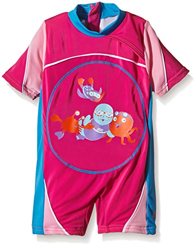 Comprar Zoggs Miss Zoggy Swimfree Floatsuit - Body de competición para niña, color rosa, talla 1-2 al mejor precio
