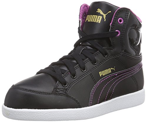 Comprar Puma Ikaz Mid - Zapatillas de Deporte niñas, Negro (black-meadow mauve 05), 39 al mejor precio