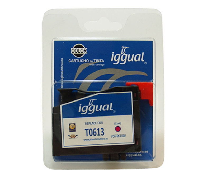 Comprar Cartucho Reciclado iggual Epson T0613 Magenta al mejor precio