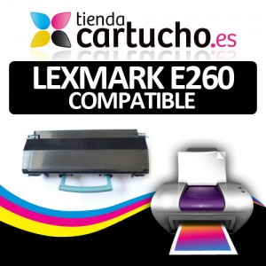 Comprar Toner LEXMARK E260 compatibleToner LEXMARK E260 compatible al mejor precio