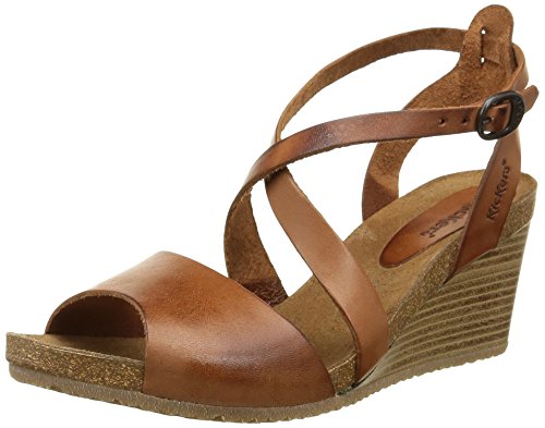 Comprar KickersSPAGNOL - Sandalias de Punta Descubierta Mujer
, color Marrón, talla 41 al mejor precio
