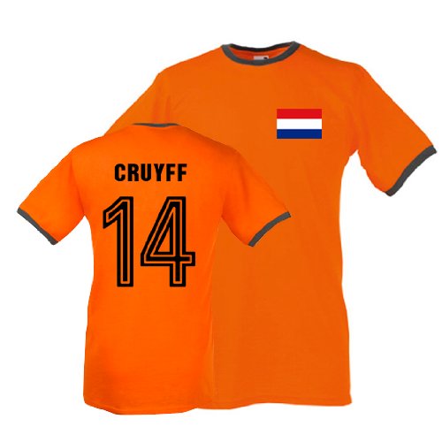 Comprar Johan Cruyff Holland Ringer Tee (orange) al mejor precio