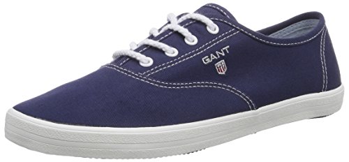 Comprar GANT FOOTWEAR New Haven - zapatos con cordones de lona mujer, color azul, talla 41 al mejor precio
