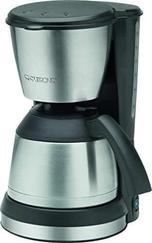 Comprar Clatronic KA 3563 - Cafetera de goteo con jarra termo, capacidad de 8 a 10 tazas, 1 l, 800 W, color negro y plata al mejor precio