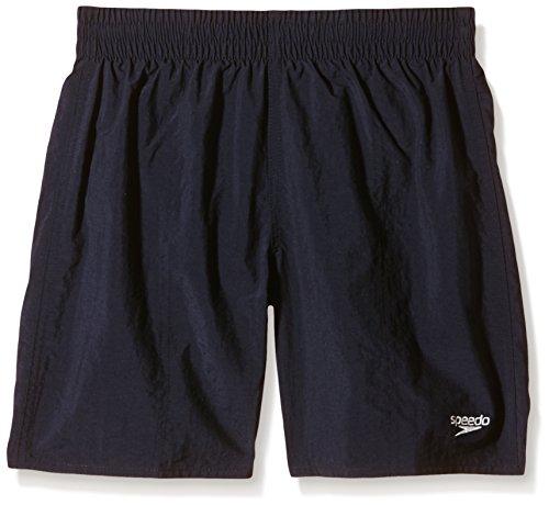 Comprar Speedo Boy's Solid - Bañador de natación para niño, tamaño S, color azul marino al mejor precio