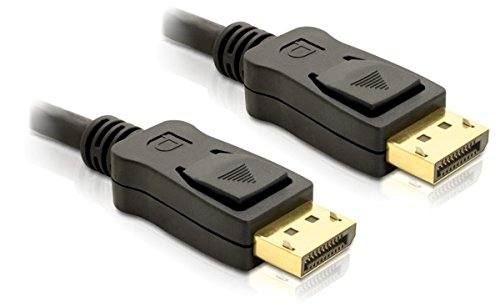 Comprar DeLOCK DisplayPort - Cable DisplayPort (M/M, conectores dorados, 1 metro), negro al mejor precio
