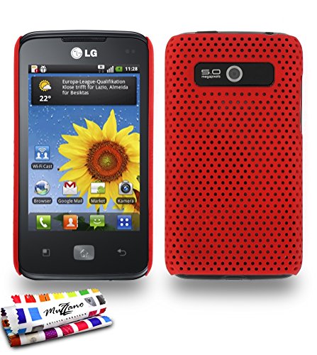 Comprar Muzzano F49S06-6542969 - Funda para LG Optimus Hub, color rojo al mejor precio