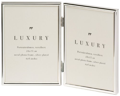 Comprar Walther, Chloe, Marco para Retrato, WD215S, Marco Doble, 2x10x15 cm, Plateado al mejor precio