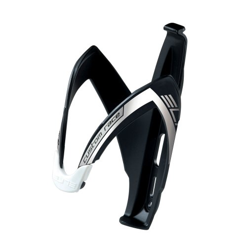 Comprar Elite Custom Race - Portabidón de fibra para bicicleta, gomilla de elastómero, color negro mate/gris, talla única al mejor precio